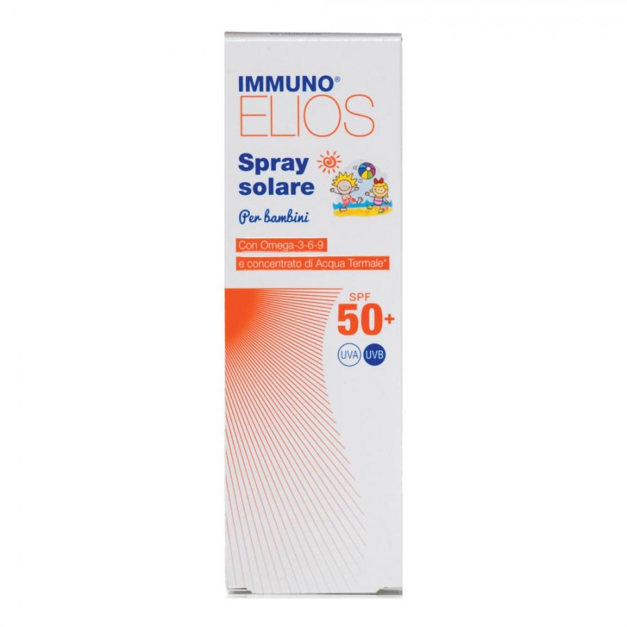 Immuno Elios - Spray Solare per Bambini SPF50+ 200ml - Protezione Solare Sicura e Delicata