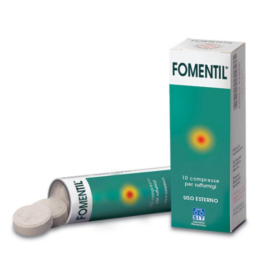 Fomentil - 10 Compresse Per Suffumigi per il Benessere Respiratorio