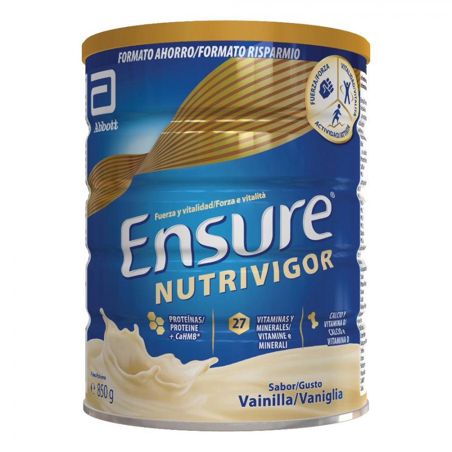 Ensure Nutrivigor -  Integratore proteico in polvere alla Vaniglia 850g