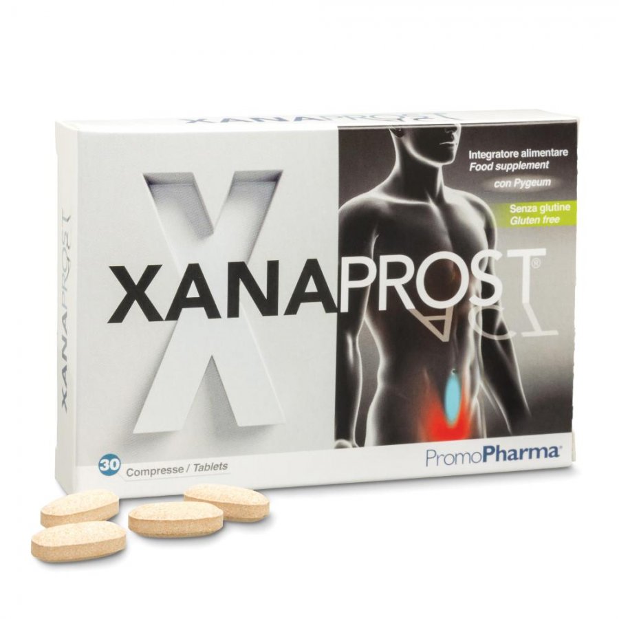 Xanaprost - Integratore per la Salute della Prostata - 30 Compresse - Supporto Naturale alla Prostata