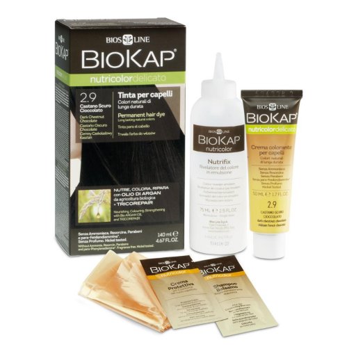Biokap Nutricolor Tinta Delicato 5.0 New Castano Chiaro Naturale - Tinta Capelli Vegetale Senza Ammoniaca