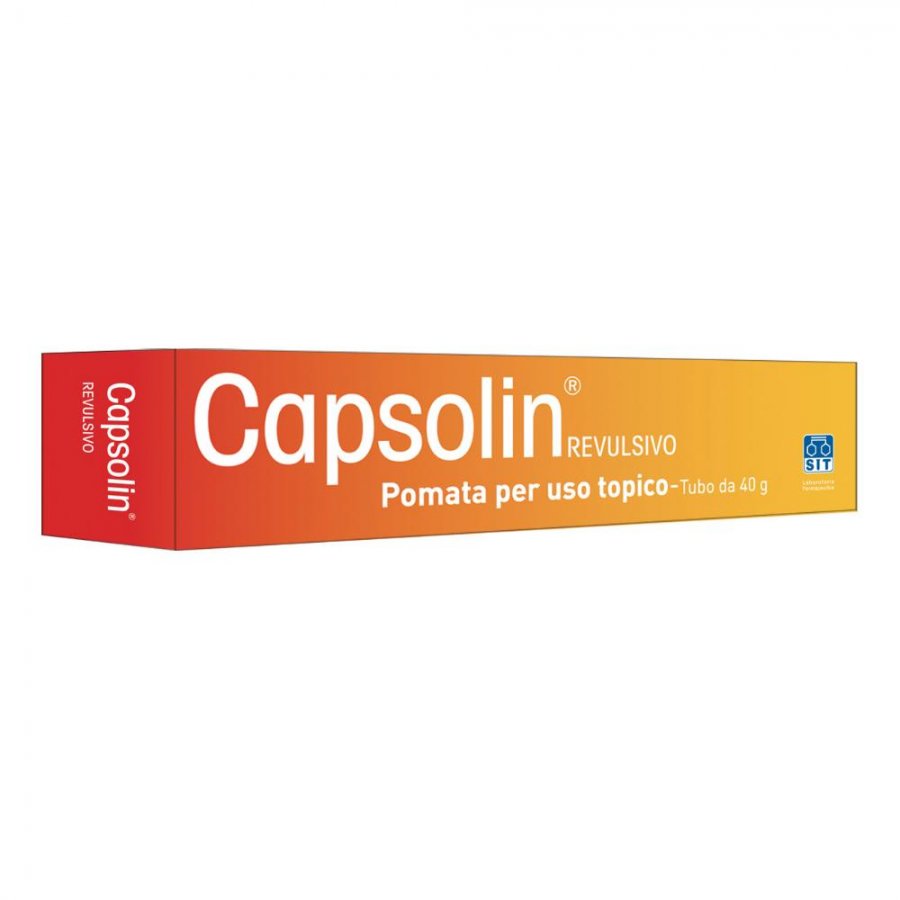 Capsolin Revulsivo - Pomata 40g per Alleviare Dolori Muscolari e Articolari