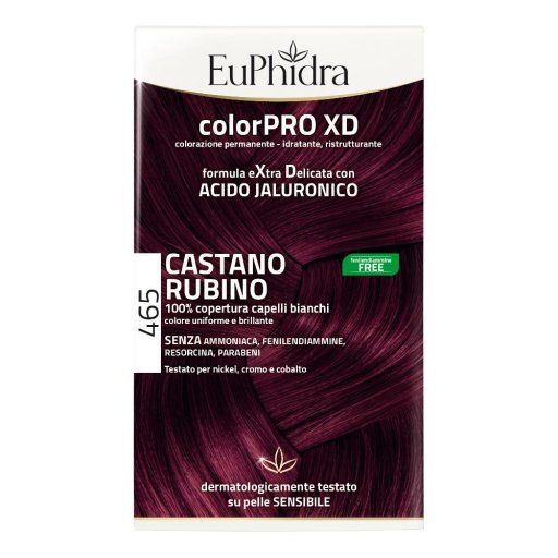 EuPhidra Colorpro XD - Colorazione permanente 465 Castano Rubino