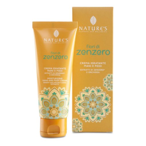 Nature's Fiori Di Zenzero Crema Idratante Mani Piedi 75ml - Crema Nutriente Multifunzione