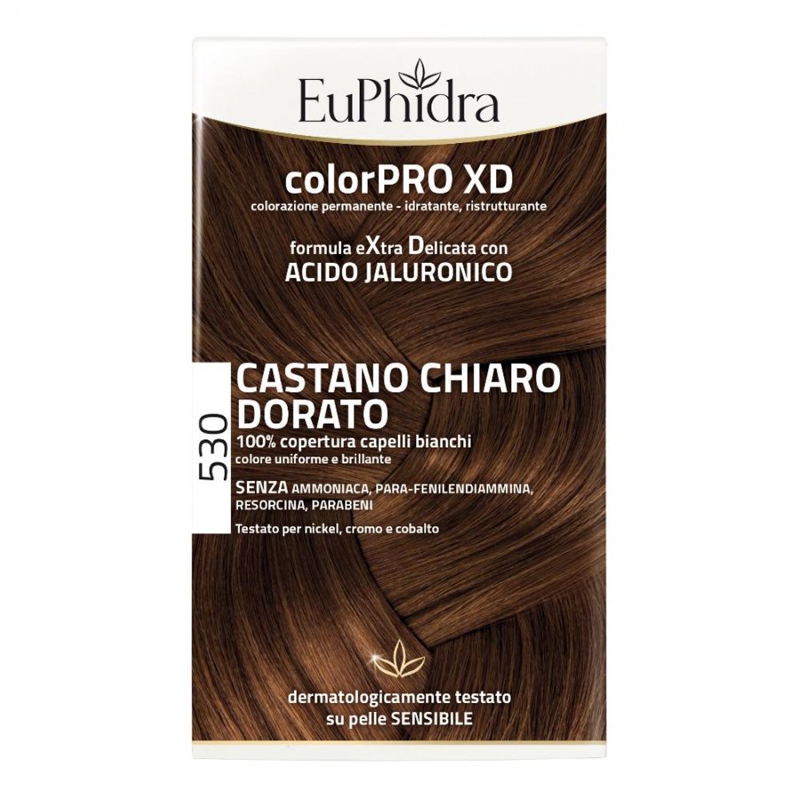 Euphidra - ColorPro XD 530 Castano Chiaro Dorato | Tintura per Capelli