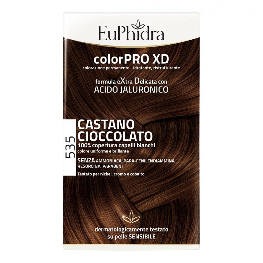 Euphidra Colorpro Extra Delicato 535 Castano Cioccolato - Colorazione Permanente per Capelli