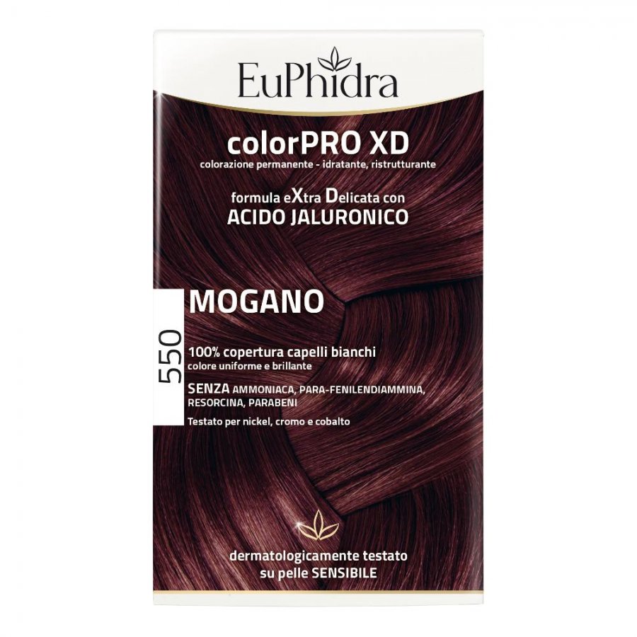 EuPhidra - ColorPro XD Colorazione Ultradelicata 550 Mogano | Tintura per Capelli