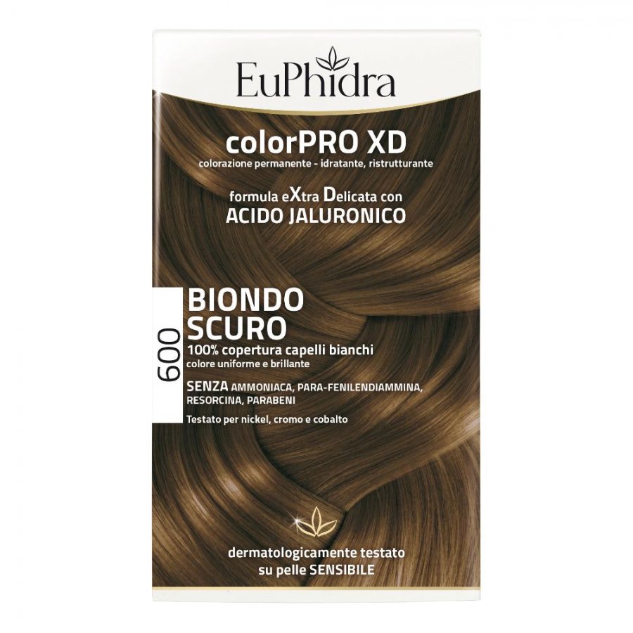 Euphidra Colorpro XD 600 Biondo Scuro - Colorazione Permanente per Capelli