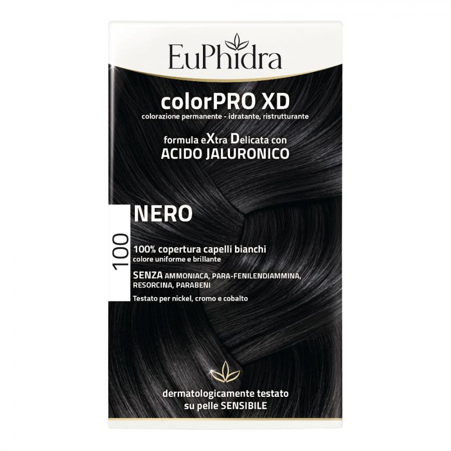 Euphidra Colorpro XD 100 Nero - Colorazione Permanente per Capelli