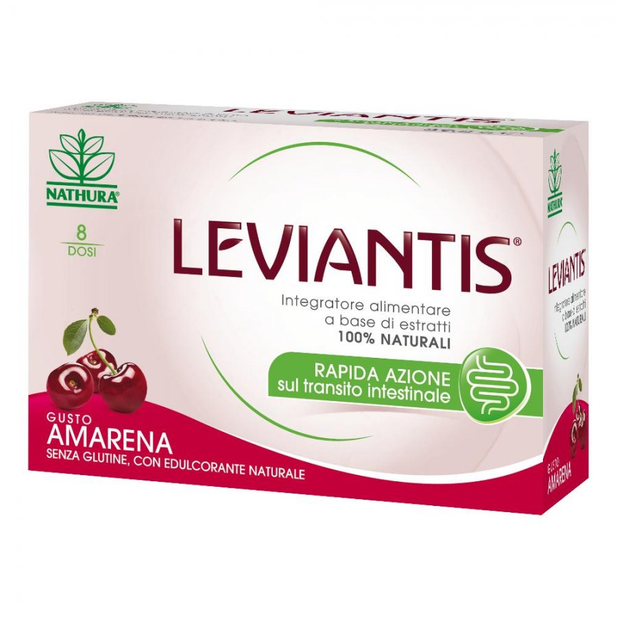 Leviantis Senza Glutine Gusto Amarena 8 Dosi / 16 Buste