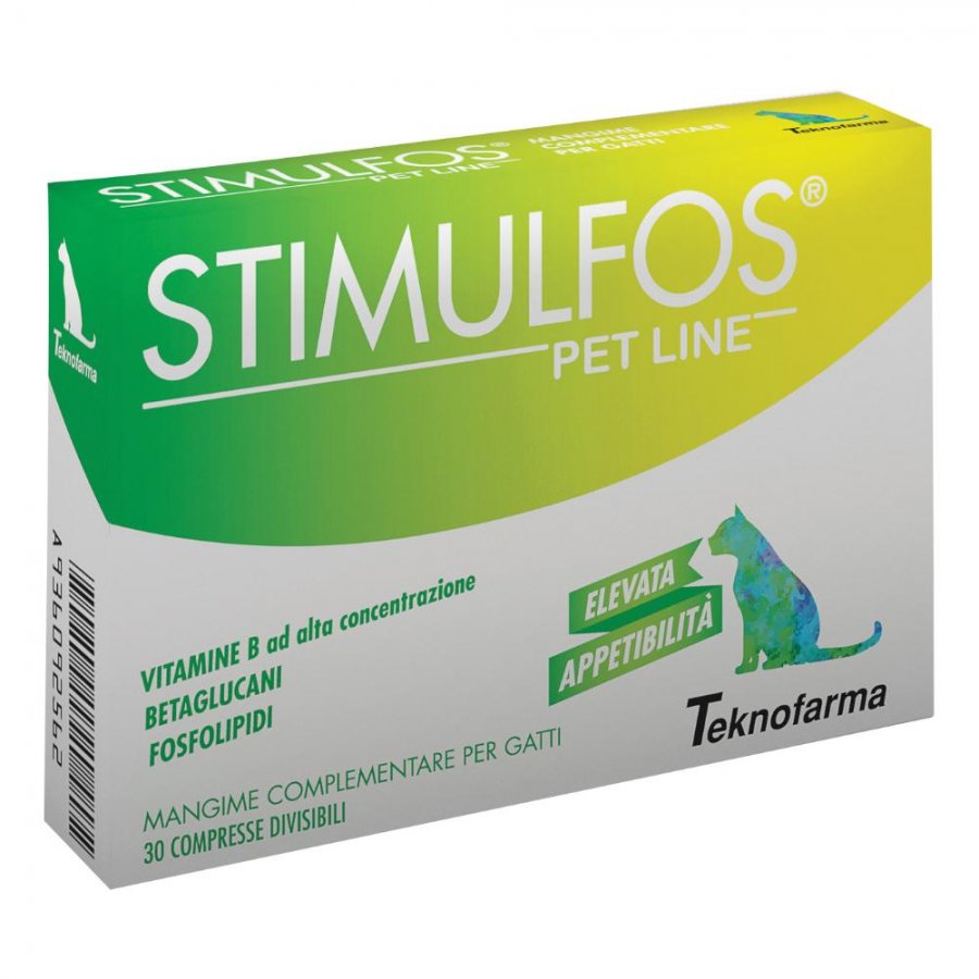 Stimulfos Pet Line - Integratore per Gatti - 30 Compresse