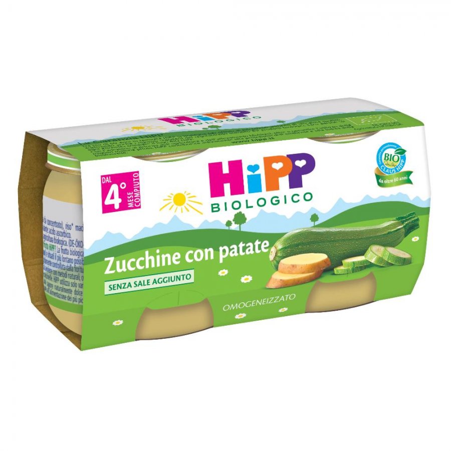 HIPP BIO Omog.Zucchine Patate 2x80g