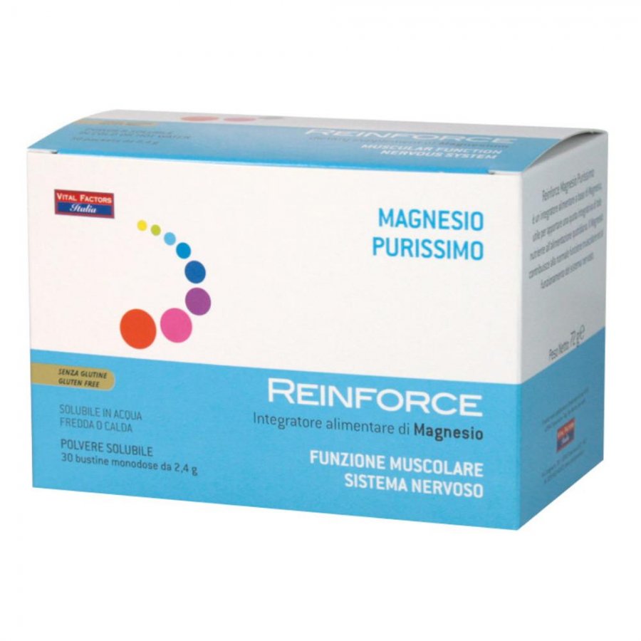 REINFORCE Magnesio Puriss.Solub.30 Bust.