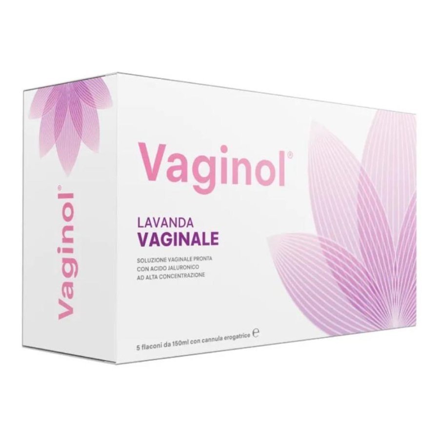 Vaginol Lavanda Vaginale 5 Flaconi 150ml - Detergente Intimo Rinfrescante e Riequilibrante