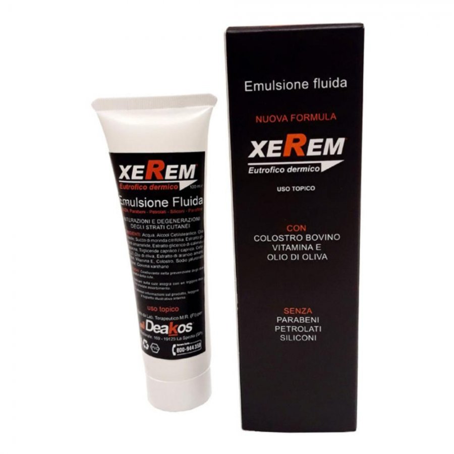 Xerem - Emulsione Fluida Corpo 100ml per Idratazione Intensa