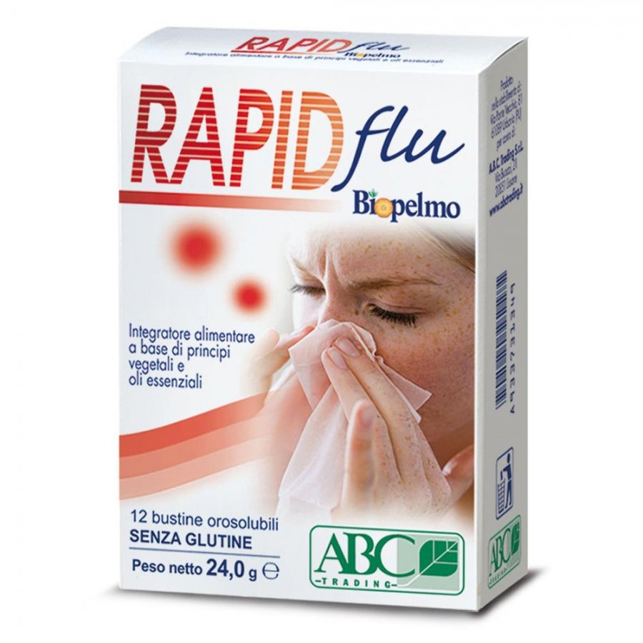 Rapid flu Biopelmo - 12 Bustine