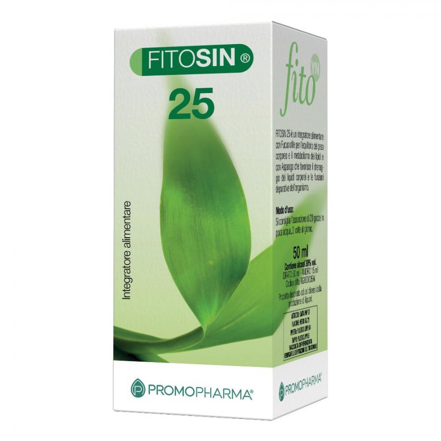 Fitosin 25 Gocce 50ml - Integratore Naturale per il Sistema Immunitario - Supporto Salute