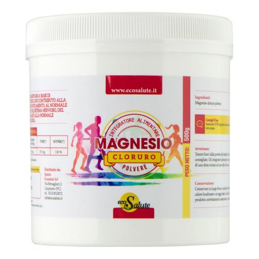Magnesio Polvere Cloruro 500g - Integratore Alimentare e Relax