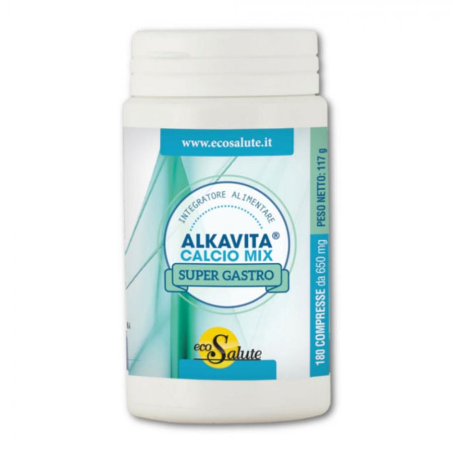 AlkaVita Calcio Mix Super Gastro EcoSalute 180 Compresse