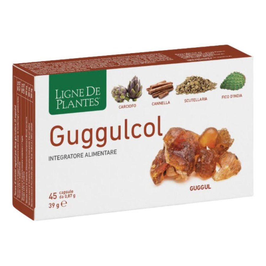 Guggulcol - Integratore Per La Funzione Epatica 45 Capsule - Metabolismo Lipidico e Digestione Ottimale