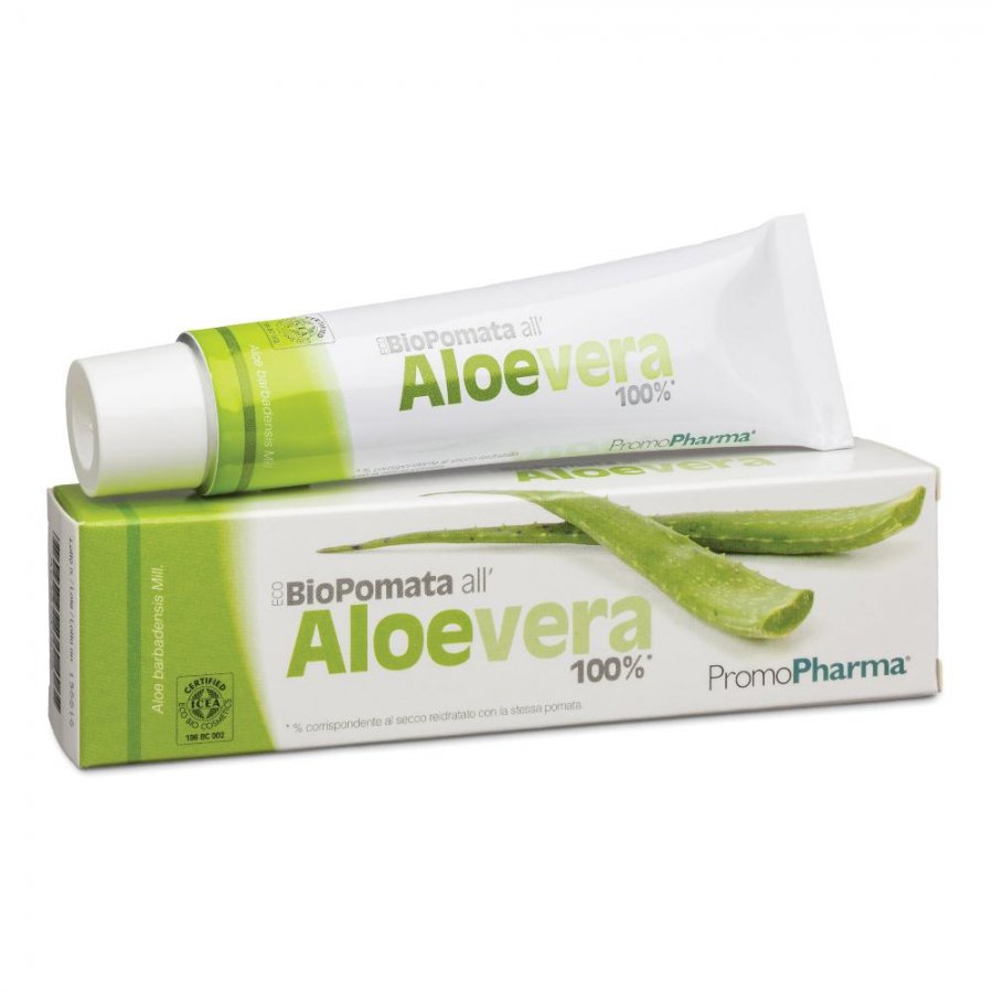 EcoBioPomata Aloe Vera 100% 50ml - Idratante Naturale per Pelle e Cura della Pelle