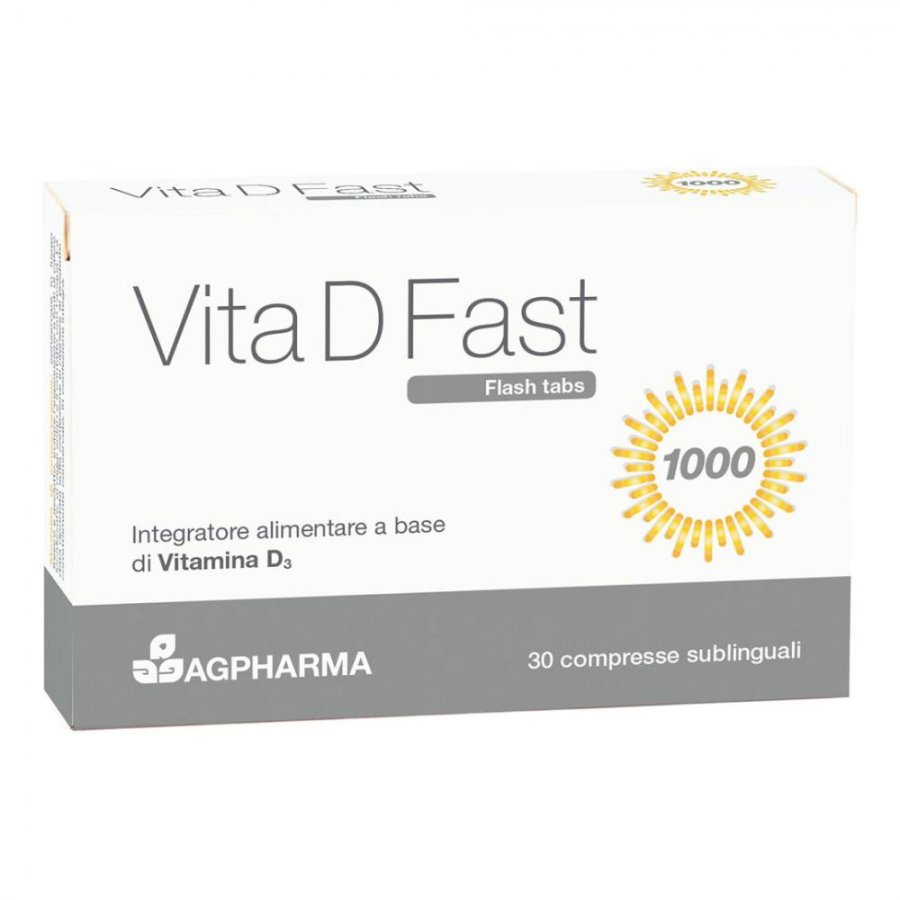 Vita D Fast - Integratore alimentare a base di vitamina D 30 Compresse