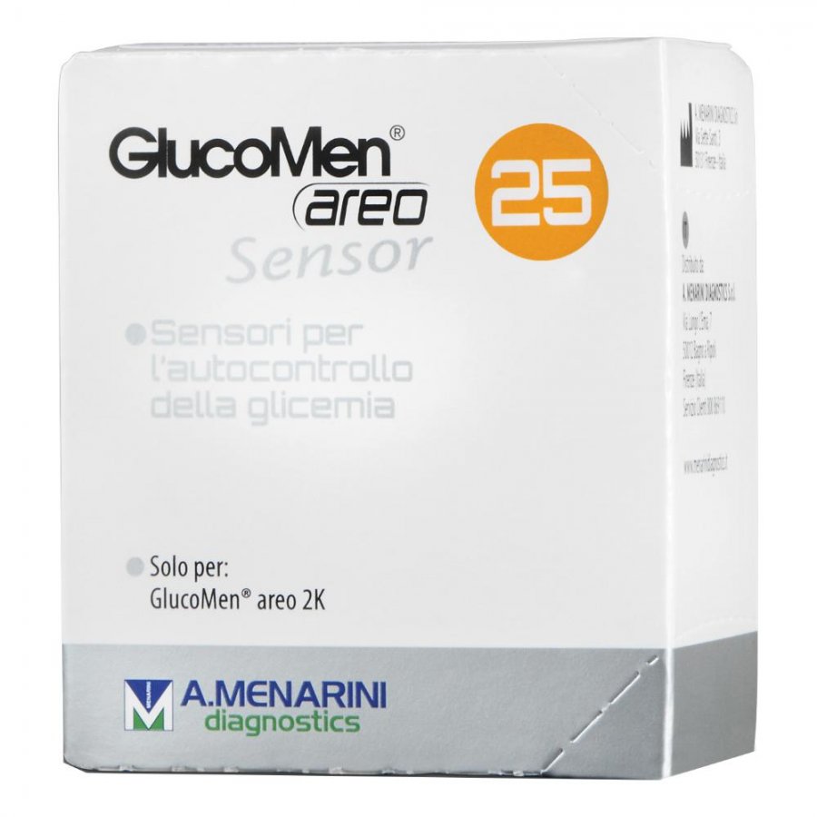 Glucomen Aereo Sensor 25 Pezzi - Dispositivo Medico per Monitoraggio Glicemia