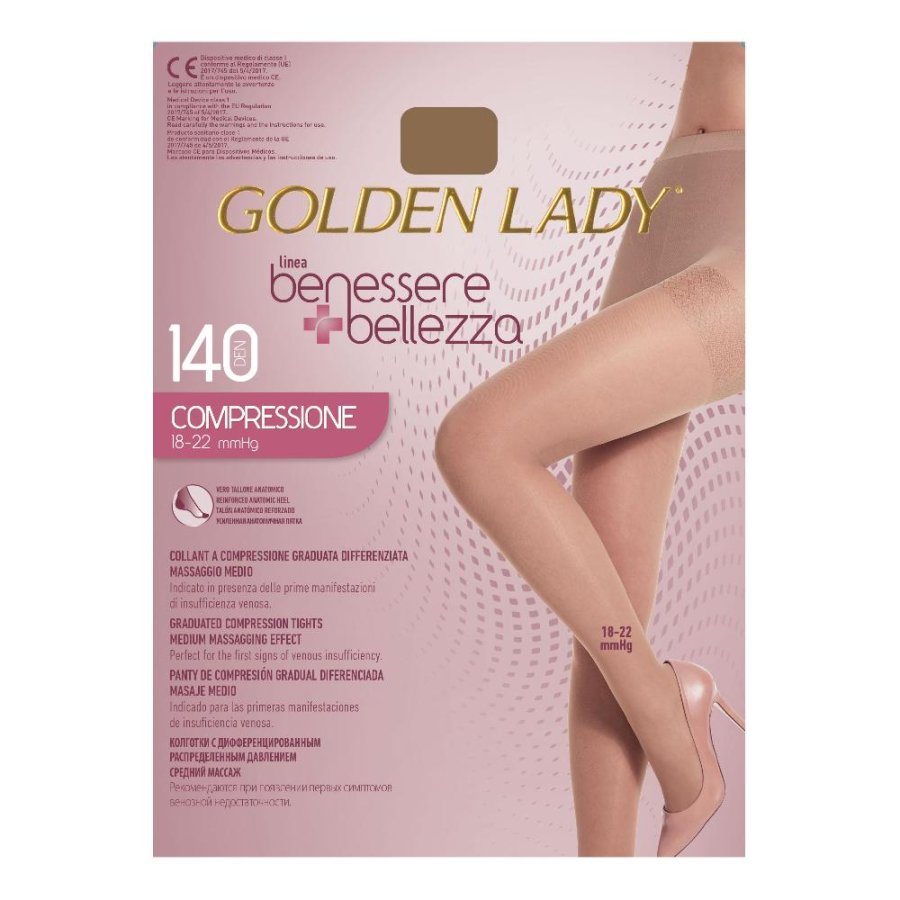 GOLDEN LADY AD B&B 140 Nero S/M
