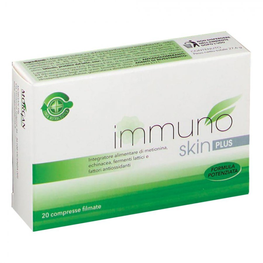 Immuno Skin Plus - Integratore Alimentare 20 Compresse - Supporto per la Pelle e il Benessere