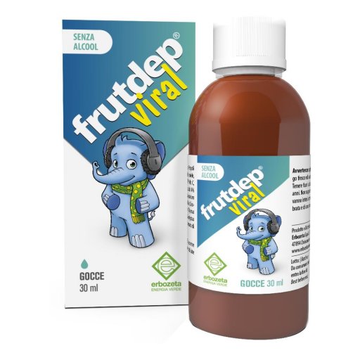 Frutdep Viral Gocce 30 ml - Integratore a Base di Propoli ed Estratti Vegetali