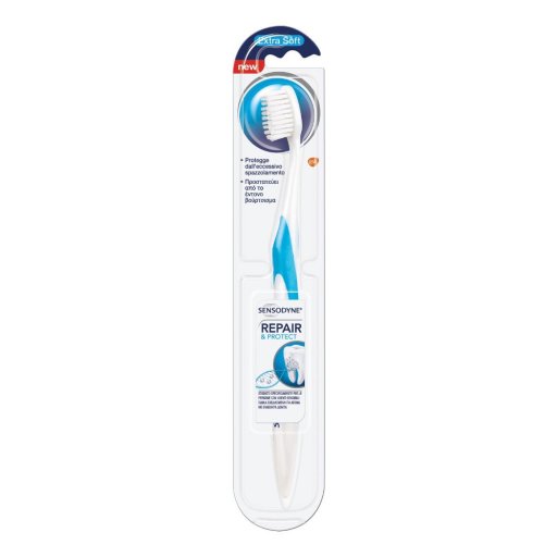 Sensodyne - Spazzolino Ripara e Protegge, 1 Pezzo - Pulizia efficace per denti sensibili