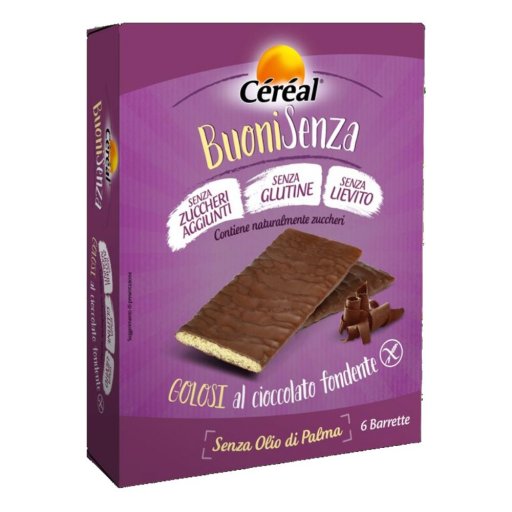 Cereal Buoni Senza - Golosi cioccolato fondente 6 x 17 g