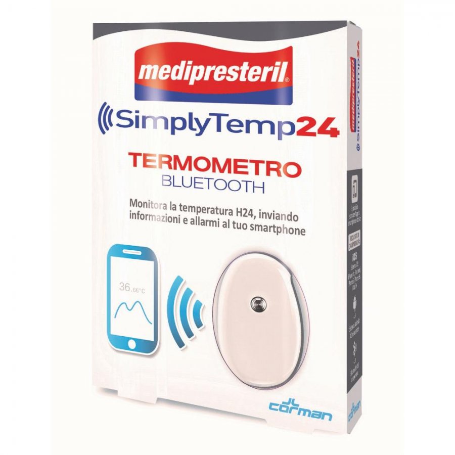 SymplyTemp24 Termometro Digitale Bluetooth - Misurazione Rapida e Connessa