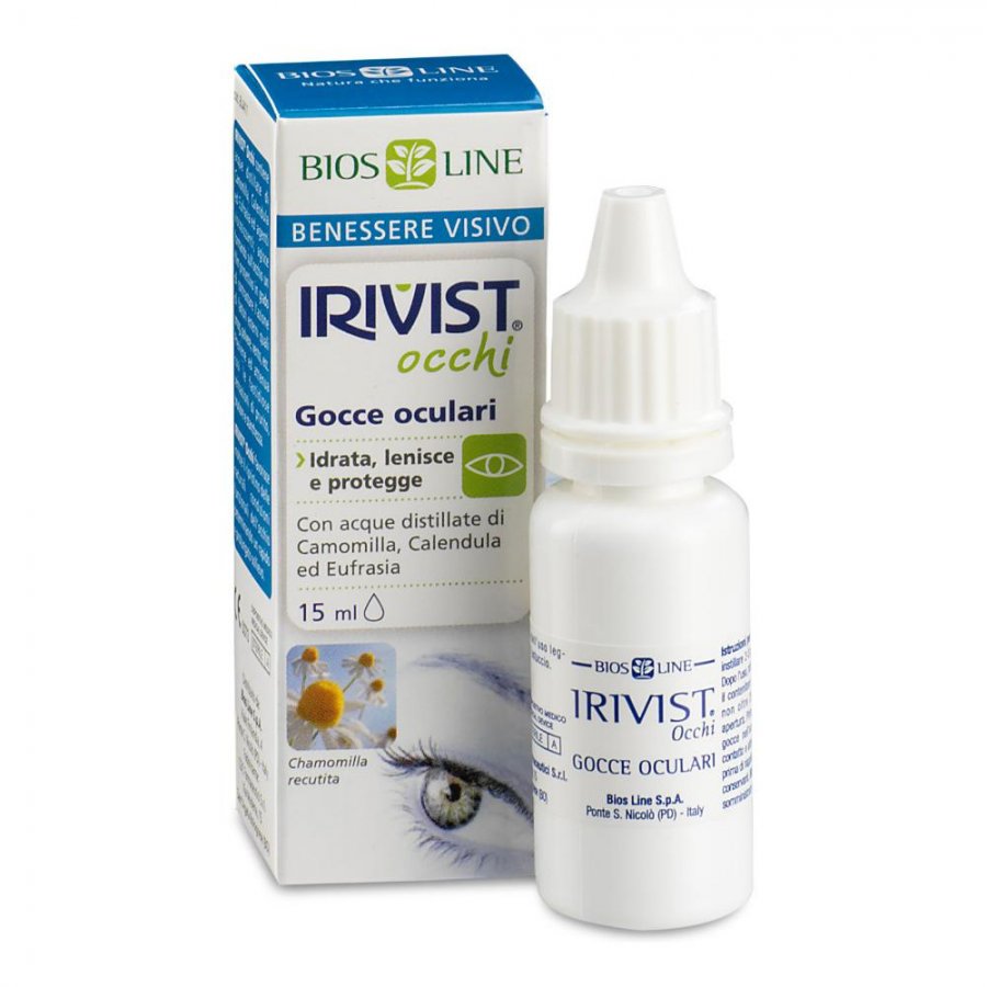 Irivist Gocce Polidose 15ml - Gocce Oculari per Occhi Arrossati e Stanchi