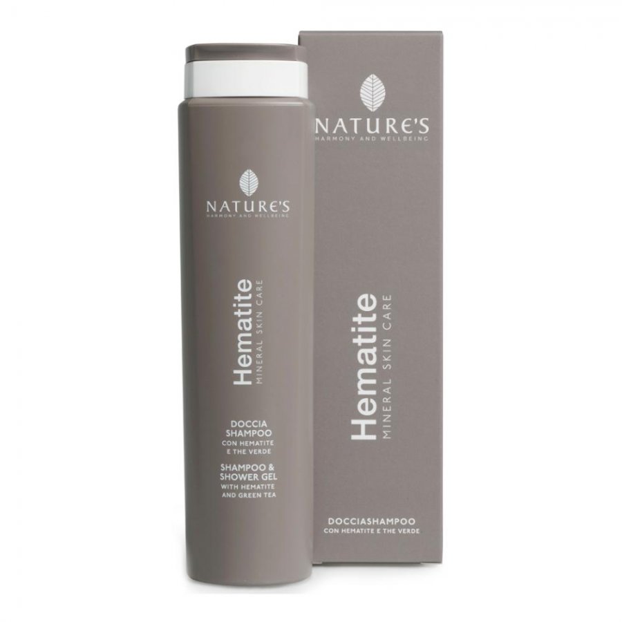 Nature's Hematite Doccia Shampoo 250ml - Doccia Shampoo con Estratto di Hematite