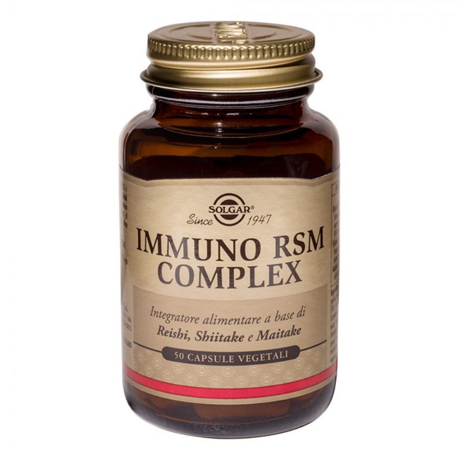 Solgar - Immuno Rsm Complex 50 Capsule Vegetali per il Supporto del Sistema Immunitario