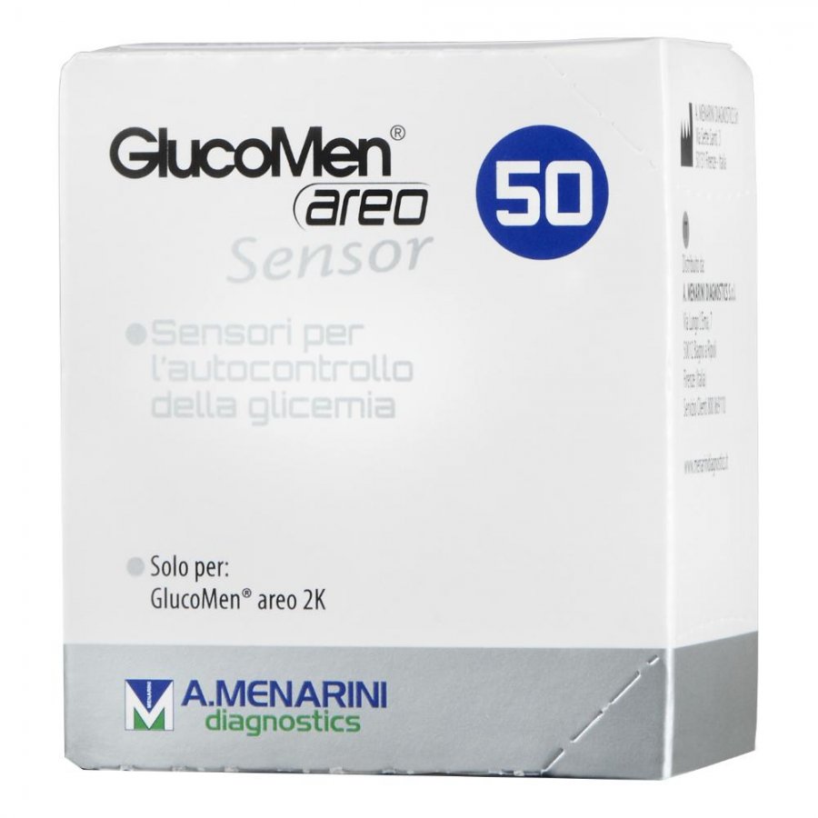 Glucomen Aereo Sensor 50 Pezzi - Dispositivo Medico per Monitoraggio Livello Glucosio