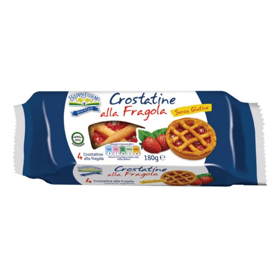 HAPPY FARM Crostata Fragola 180g