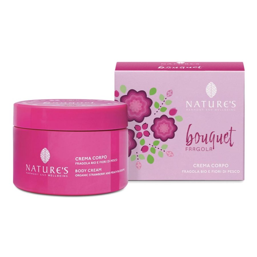 Nature's Bouquet Fragola Crema Corpo, 200 ml Nature's Bouquet Fragola Crema Corpo, 200 ml