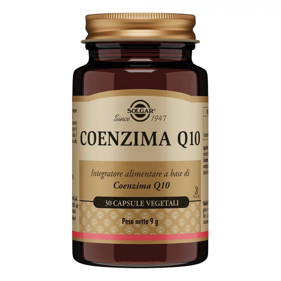 Solgar - Coenzima Q10 30 Capsule Vegetali - Integratore Antiossidante per la Salute Cardiovascolare