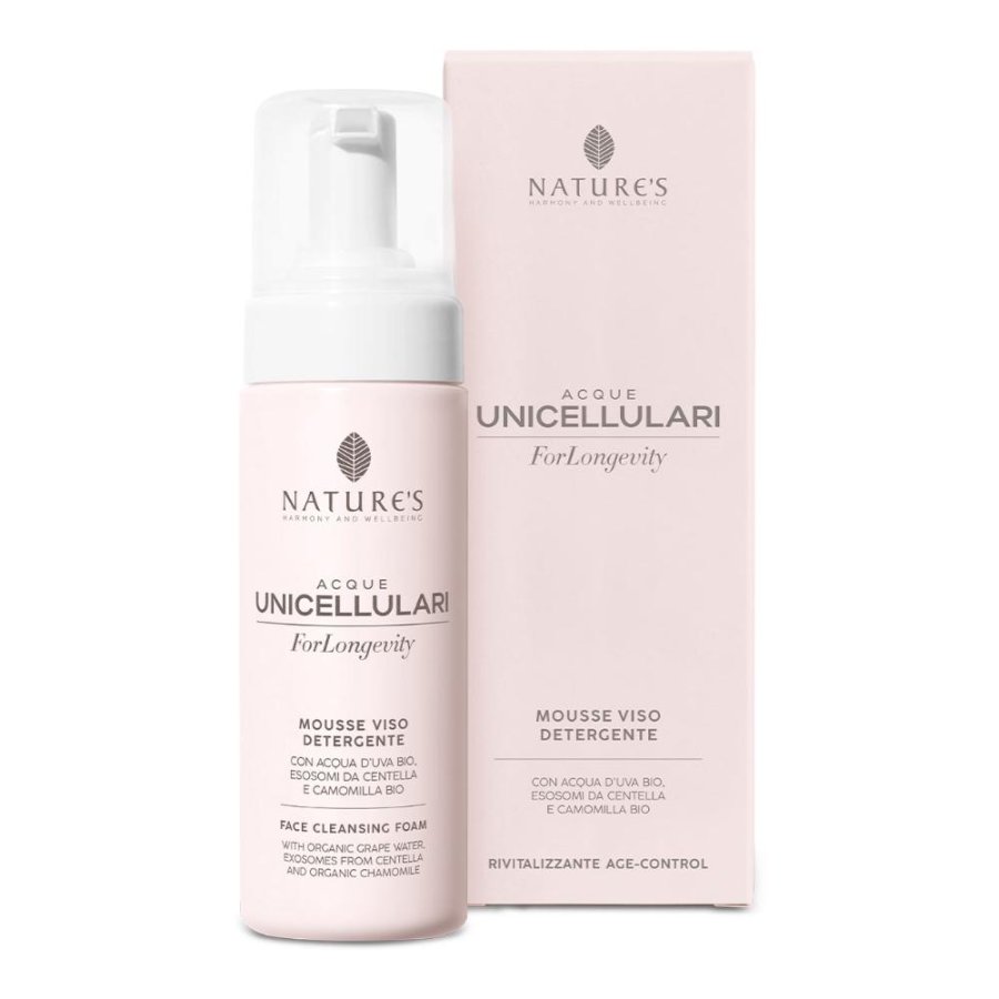 Nature's ForLongevity Mousse Viso Detergente, 150 ml Nature's ForLongevity Mousse Viso Detergente, 150 ml