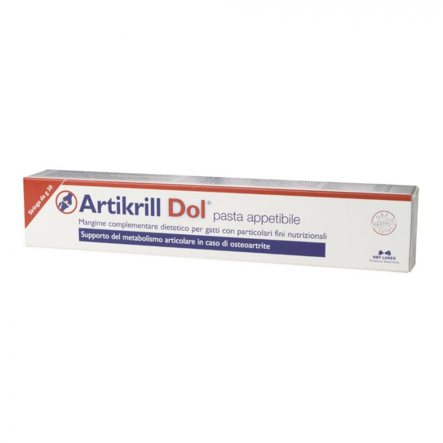 Artikrill Dol Cane Pasta Appetibile 30g - Integratore per il Supporto del Metabolismo Articolare nell'Osteoartrite Canina