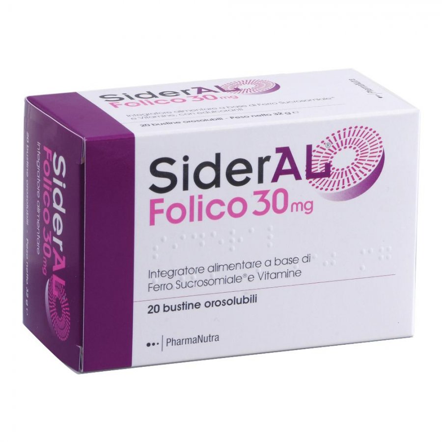 Pharmasanta - Sideral Folico 30mg 20stick