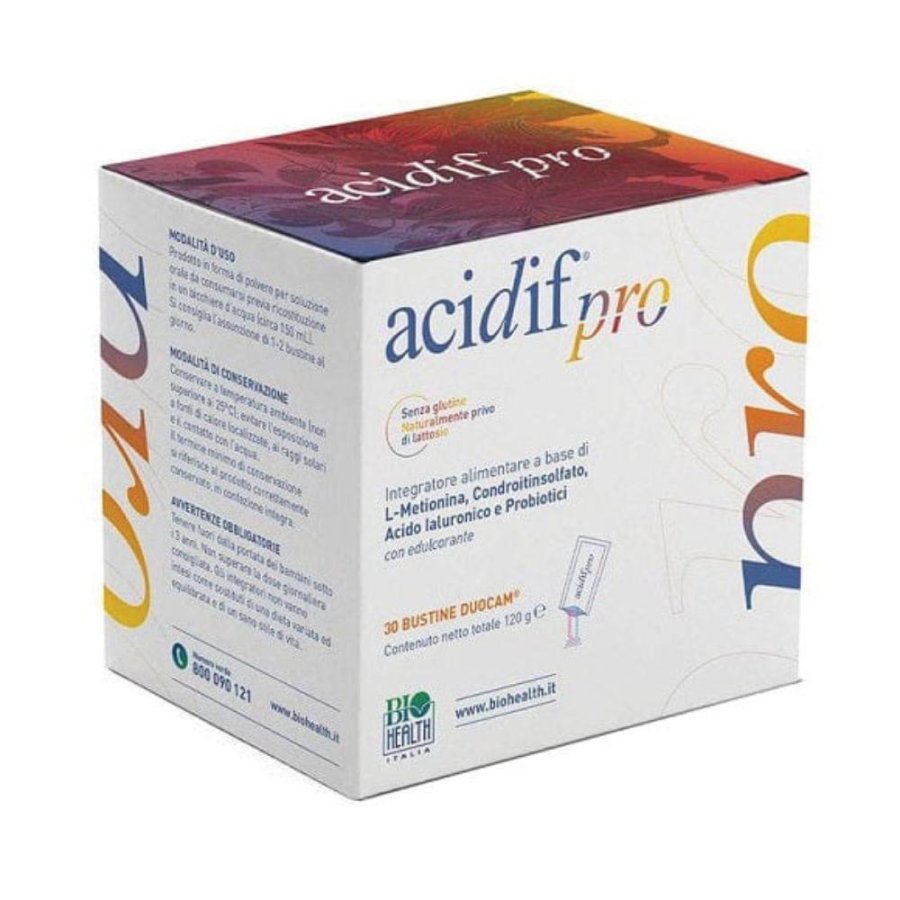 Acidif Pro 30 Buste - Integratore per il Benessere Gastrico Acidif