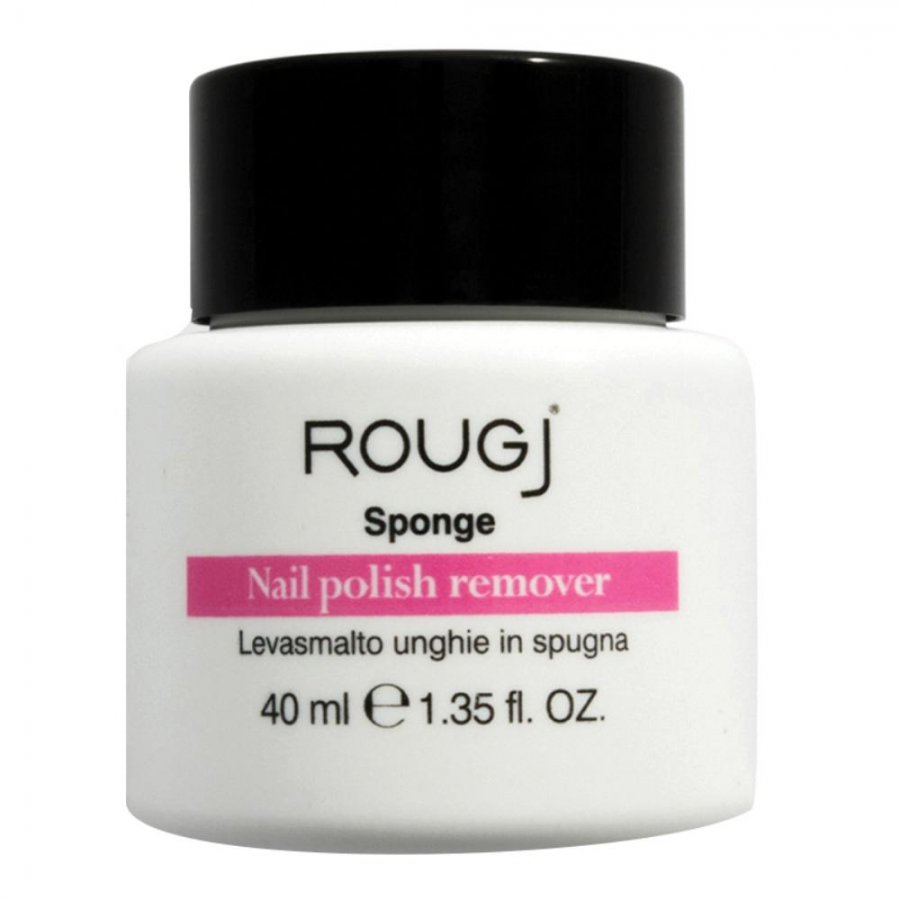 Rougj Sponge Nail Polish Remover - Solvente per Unghie in Spugna 40ml