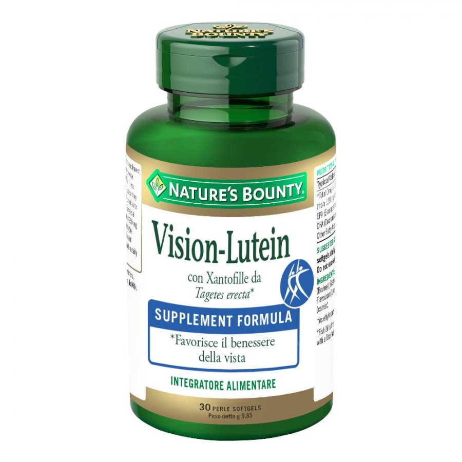 Nature's Bounty - Vision-Lutein con Xantofille 30 Perle Softgels - Integratore Alimentare per la Vista