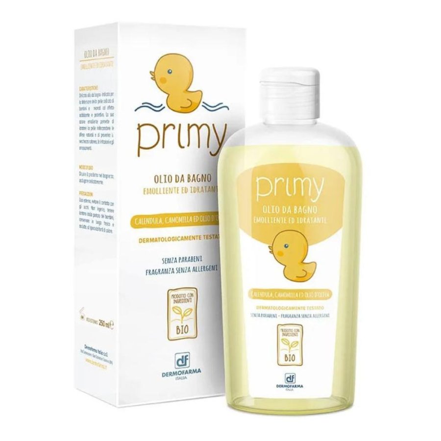 Polifort Primy Olio Bagno 250ml - Detergente Emolliente per Pelli Sensibili