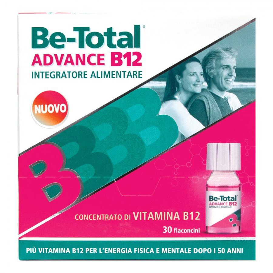 Betotal Advance B12 - Integratore con Vitamina B12 30 Flaconcini