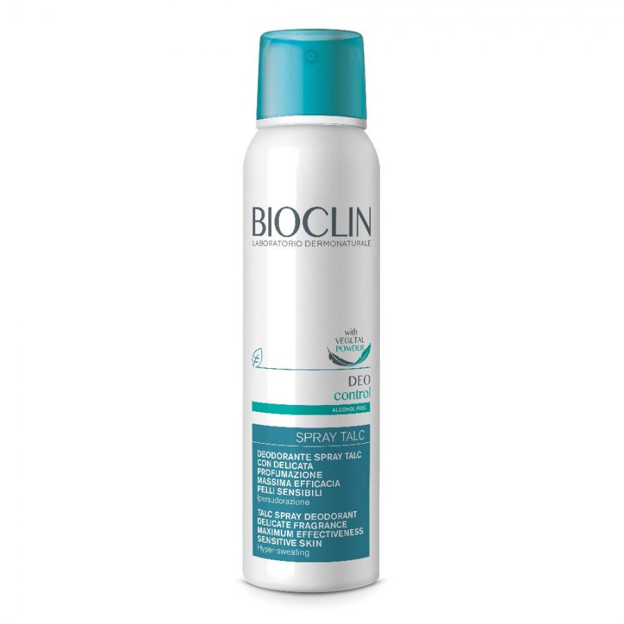 Bioclin - Deo Control Spray Talc 150ml - Deodorante Spray con Effetto Asciutto e Profumazione Delicata
