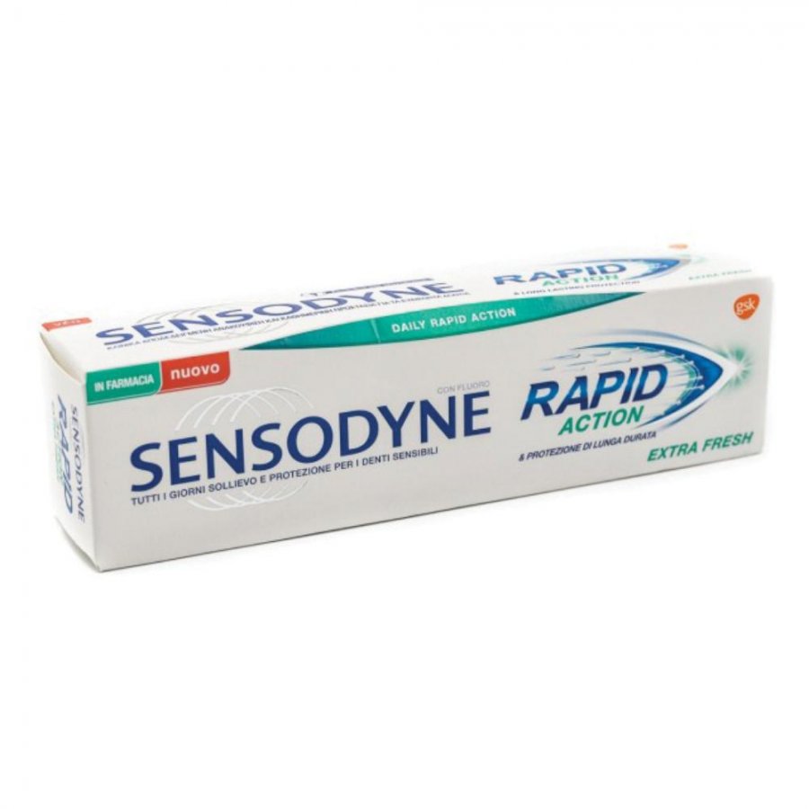 Sensodyne - Dentifricio Rapid Action 75ml - Protezione immediata per denti sensibili